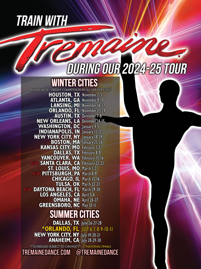Train With The Masters Tremaine Dance Conventions & Competitions